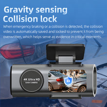 HD Dual-Front-and-Rear Recording 4K Dash Cam With WiFi