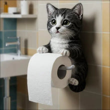Cute Cat Creative Toilet Wall Hanging Roll Paper