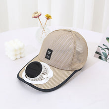 Solar Charging Fan Hat - Breathable Mesh UV Protection Baseball Cap For Men Women Summer Outdoor Sun Hat