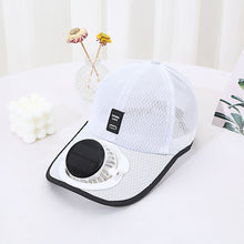 Solar Charging Fan Hat - Breathable Mesh UV Protection Baseball Cap For Men Women Summer Outdoor Sun Hat