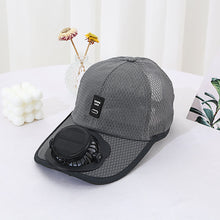 Solar Charging Fan Hat - Breathable Mesh UV Protection Baseball Cap For Men Women Summer Outdoor Sun Hat