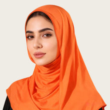 Mercerized Cotton Trendy Versatile Scarf Solid-color Long Scarf