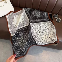 New Womens Versatile Square Silk Scarf