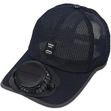 Solar Charging Fan Hat - Breathable Mesh UV Protection Baseball Cap For Men Women Summer Outdoor Sun Hat