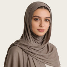 Mercerized Cotton Trendy Versatile Scarf Solid-color Long Scarf