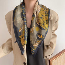New Womens Versatile Square Silk Scarf