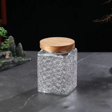 Vintage Crabapple Flower Glass Sealed Jar Candy Snack Storage Jar