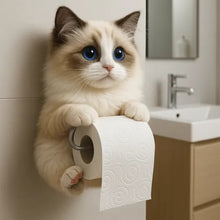 Cute Cat Creative Toilet Wall Hanging Roll Paper