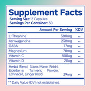 Ashwagandha For Women Supplement With L-Theanine Magnesium, Stress Relief, Focus And Relaxation Support Anxiery Pill